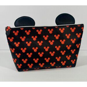 Disney Danielle Nicole Mickey Mouse Ears Makeup Cosmetic Travel Bag 12"